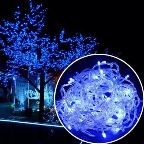 3M Fairy String Lights, Waterproof Indoor & Outdoor Decorative Lighting. the colour blue.