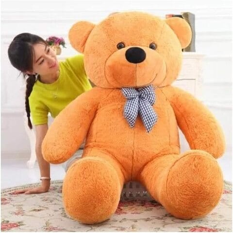 Aiwanto 200cm Large Teddy Bear Light Brown Teddy Bear Teddy Doll Gift for Wife Kids Girlfriend Teddy Bear Decoration for Home