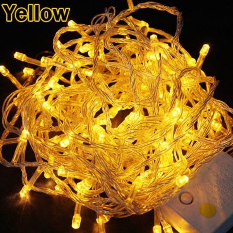 3M Fairy String Lights, Waterproof Indoor & Outdoor Decorative Lighting. the yellow color.