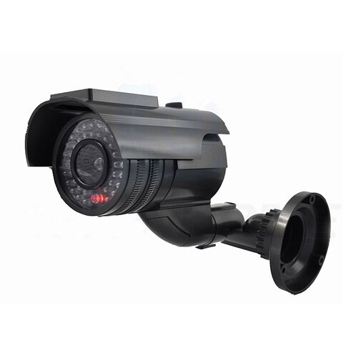 Tom Vision Black Solar Camera with Red LED Light