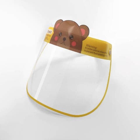 Full face protection mask for children from Talabiti and protection cover from spitting (Yellow 2)