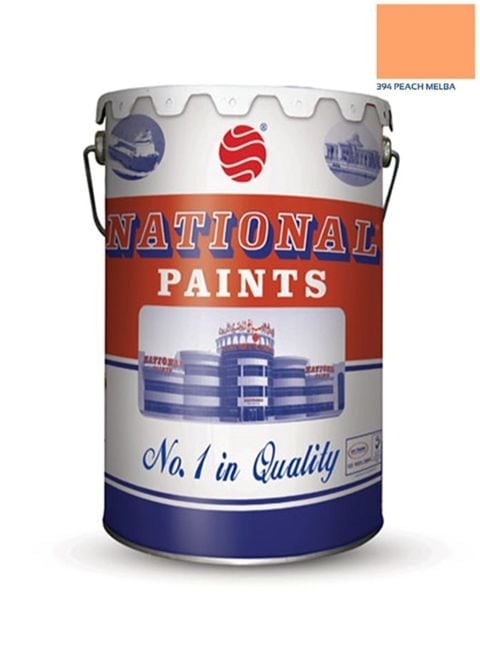 National Paints Water-based Wall Paint Peach Melba 3.6 L