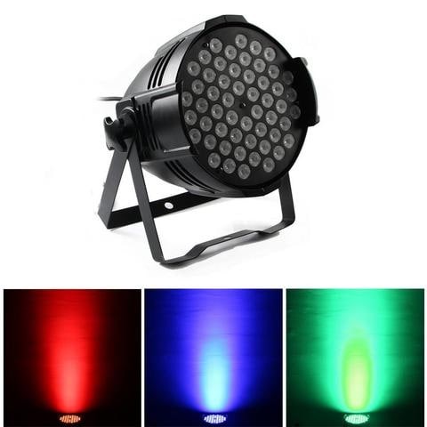 Dragon Mall - Dp003 1.5W*54 Pieces LED RGB W 4 in 1 Parallel Light LED Disco Flash