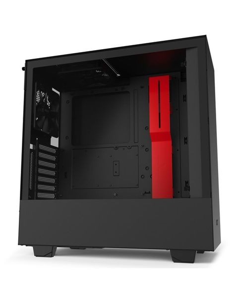 PCNZXT H510i Case Black/Red