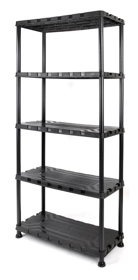 Tactics Plastic Shelves 5 Layers - 74 W x 32 D x 171 cm - TTX -320402