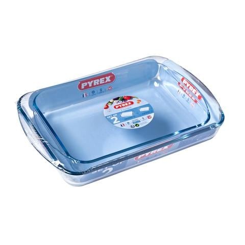 Pyrex Rectangle Set of 2 35 x 23 cm + 39 x 24 cm