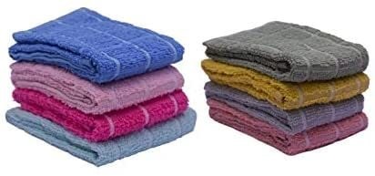 High Absorbent 100% Cotton Terry Kitchen Towel 40 x 60 cm (Set of 8)