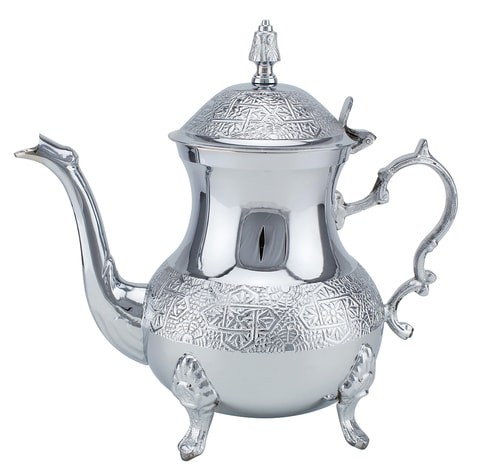 Home Moroccan Stainless Steel Teapot, 800ml, (TO-4175-8CC)