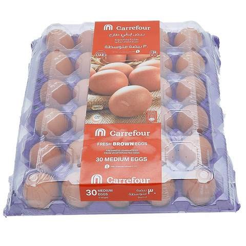  medium brown eggs x pack of 30