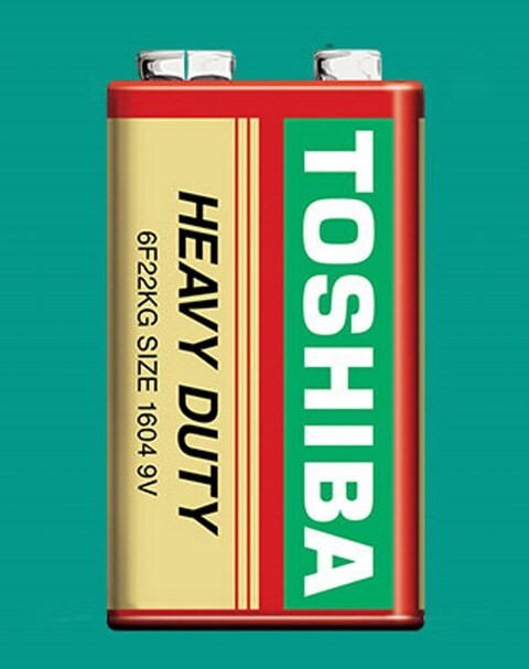 Toshiba Heavy Duty 9V Battery