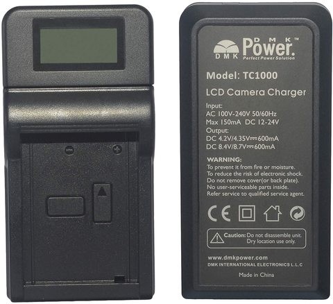 DMK Power LP-E5 LCD Battery Charger TC1000 for Canon EOS 450D 500D 1000D EOS 450D DSLR SLR Digital Camera etc