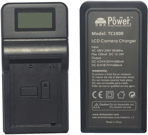 DMK Power LP E6 LCD Battery Charger TC1000 for Canon EOS 5D 6D 7D 60D 60Da MarkⅡ Ⅲ etc Cameras