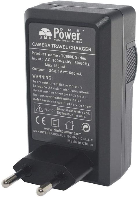 DMK Power LPE-5 Battery Charger TC600E For Canon EOS 450D 500D 1000D EOS Kiss X2 X3 Rebel Xsi LC-E5E