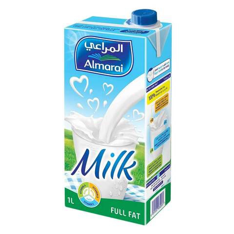 Almarai UHT Full Fat Milk 1L x Pack of 4