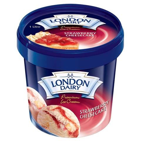 LONDON DAIRY STRAW/CHEESECAKE 1L