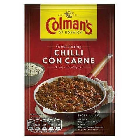 Coleman's Hot Pepper Mix, 50gm