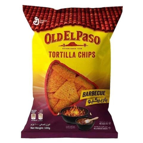 Old El Paso BBQ Tortilla Chips 100g