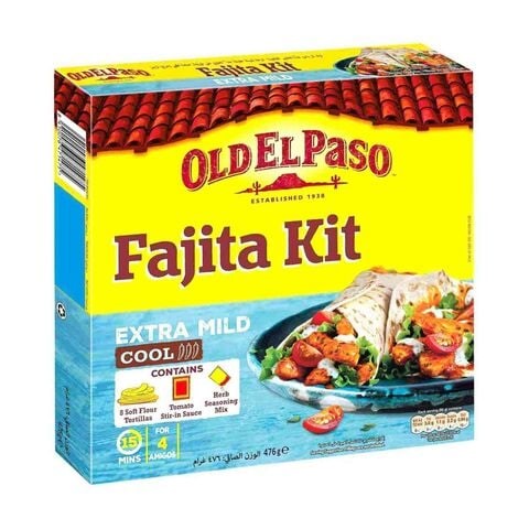 O.E.PASO EX MILD FAJITA DINNE-476G