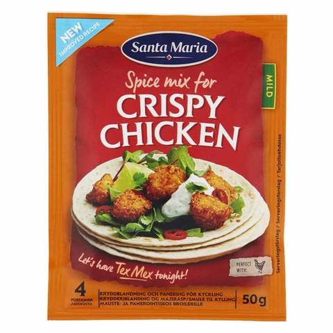 Santa Maria Seasoning Mix for Crispy Chicken 50gm