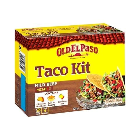 O.E.PASO GARLIC TACO KIT-308G