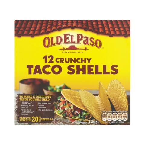 OLD EL PASO TACO SHELLS 156G