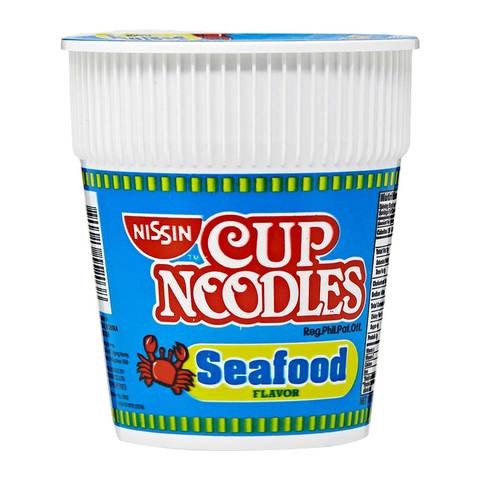 Nissin Seafood Noodles Cup 60gm