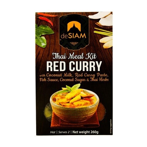 DE SIAM THAI RED CURRY KIT 260GM