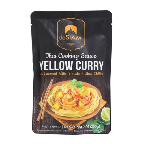 DE SIAM YELLOW CURRY SAUCE 200GM