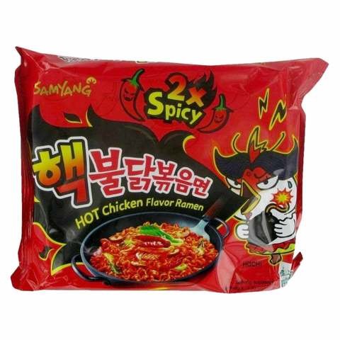 samyang 2 x spicy chicken ramen flavor 140g