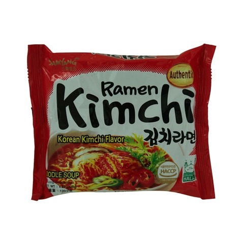 samyang ramen kimchi soup with korean noodle flavor 120g