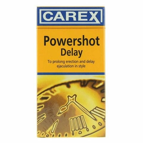 CAREX CONDOMS POWERSHOT DELAY 12'S