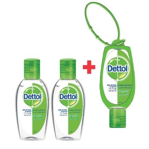 Dettol Hand Sanitizer Original 3ml x 3