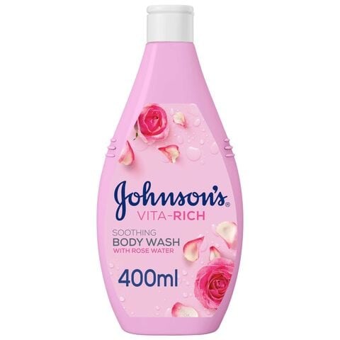 J&J VR STHNG SG ROSEWAT 400ML