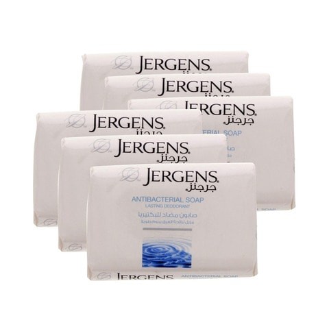 JERGENS ANTIBACTERIAL SOAP 125GX6