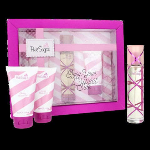 Aquolina Pink Sugar Candy Magic (W) Set Edt 100 Ml+Creamy Body Lotion 50Ml+Glossy Shower Gel 50Ml It