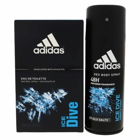 ADIDAS ICE DIVE EDT 100ML+BS 150ML