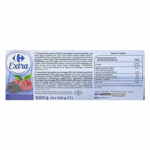  Extra Greek Red Fruit Yoghurt 150g x Pack of 4