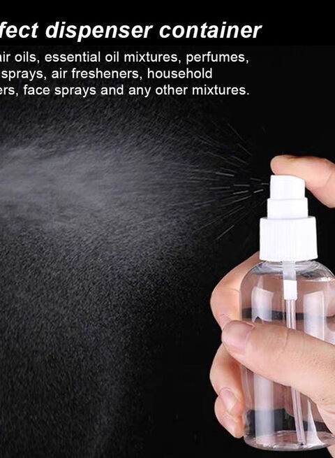 Generic Refillable Fine Mist Spray Bottles Transparent 10 X 4 4cm