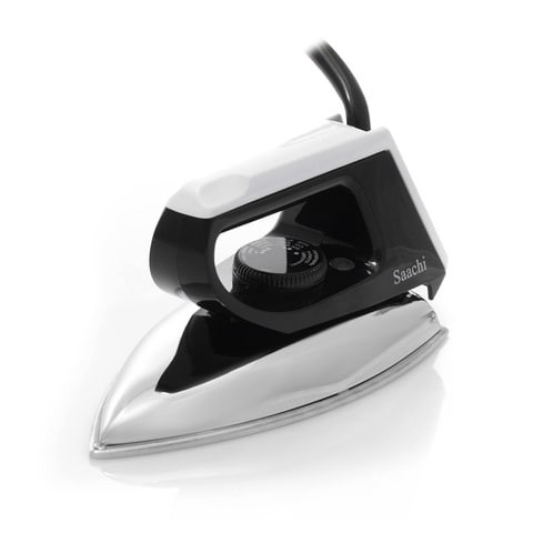 Saachi Dry Iron NL-IR-145-BK With An Aluminium Soleplate