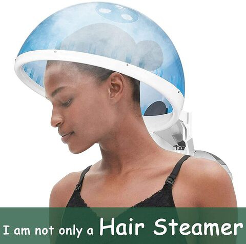 K.SKIN 2 in 1 Hair and Facial Steamer, Hair Steamer, Face Steamer, Hair Humidifier, Hot Mist Moisturizing, Hydration System Sprayer, Personal Care Use, Home and Salon