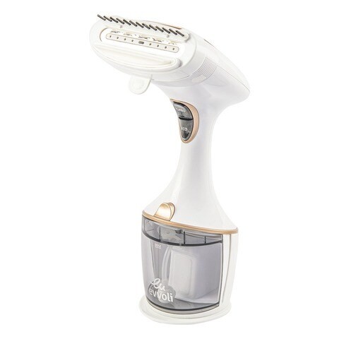 Evvoli Handheld Portable Garment Steamer 1750W With Auto Shut-Off, Gold Evir-Hs1750G 2 Years Warranty