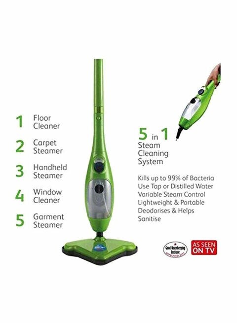 12-Piece X5 Steam Sweeper Kit 2724287625814 Green/Black/White