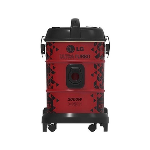 LG Pot Vacuum Cleaner, 21 Liters Dust Capacity, 2,000 Watt Max power, VP7320NNTG, RED Color