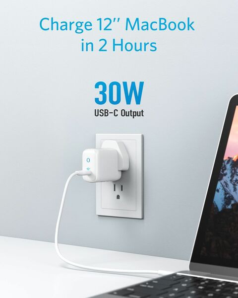 ANKER POWERPORT III MINI POWER IQ 3.0 30W NANO SIZE WHITE - A2615K21