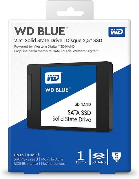 Western Digital Blue 1TB Internal Memory Card 2.5&quot; Solid State Drive - WDS100T2B0A