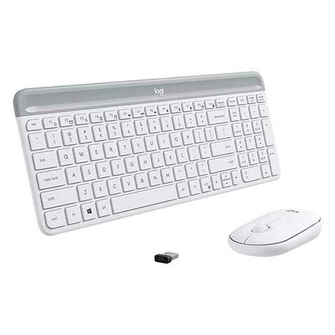 Logitech Mk470 Wireless Keyboard with Mouse White