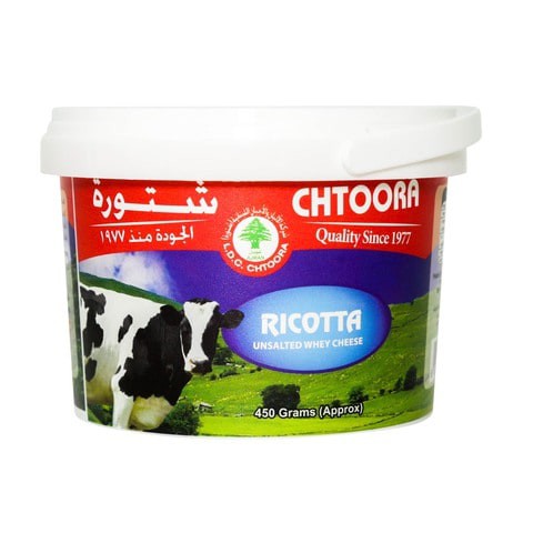 Chtoora Ricotta Unsalted Whey Cheese 450g