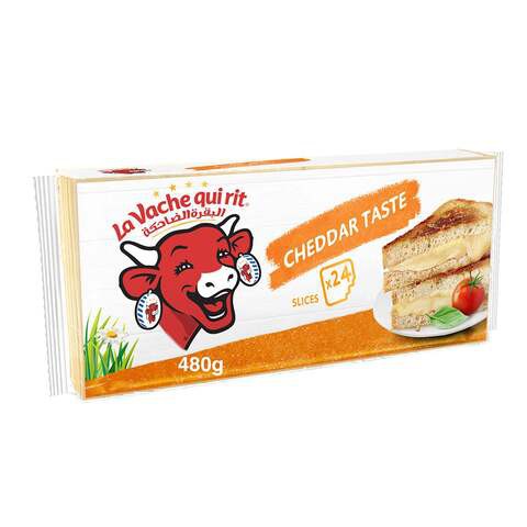 La Vache qui rit Cheddar Cheese Slices 24 Slices 480g