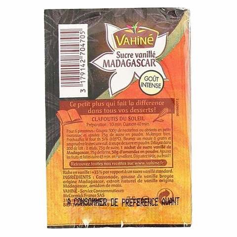 Vahine Madagascar Vanilla Sugar 7.5g