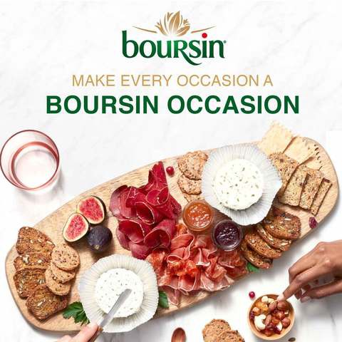 Boursin Soft Cheese Fig and Nuts (Figue &amp; 3 Noix) 150g